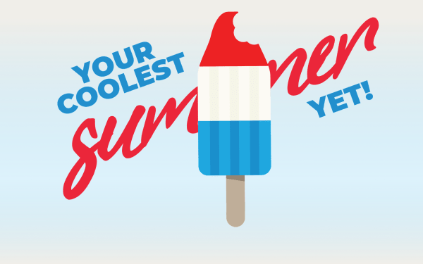 A popsicle logo for summer